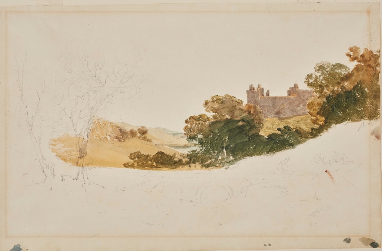 Linlithgow Palace, Skotland af Joseph Mallord William Turner