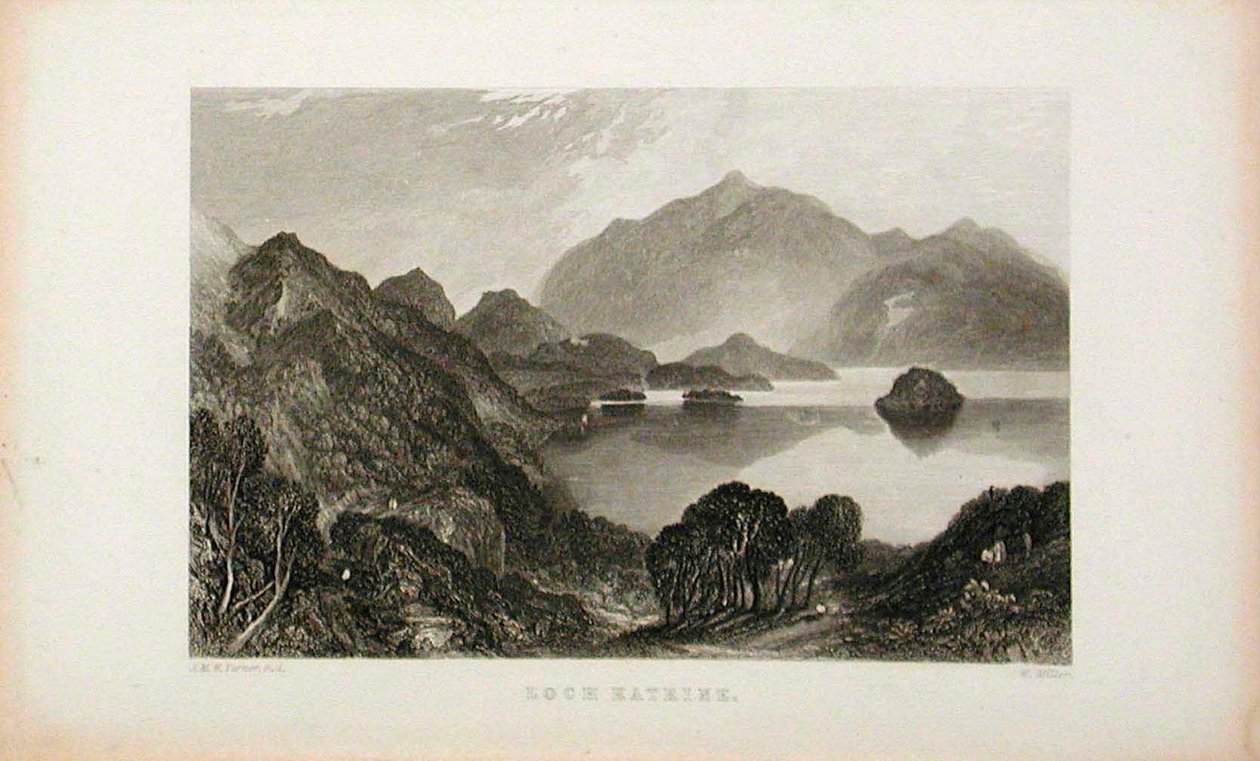 Loch Katrine af Joseph Mallord William Turner