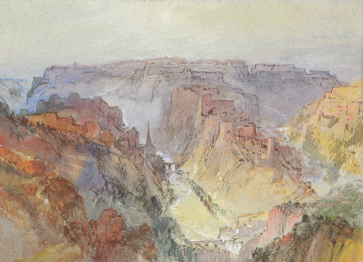 Luxembourg by fra Fetschenhof, 1839-1840. af Joseph Mallord William Turner