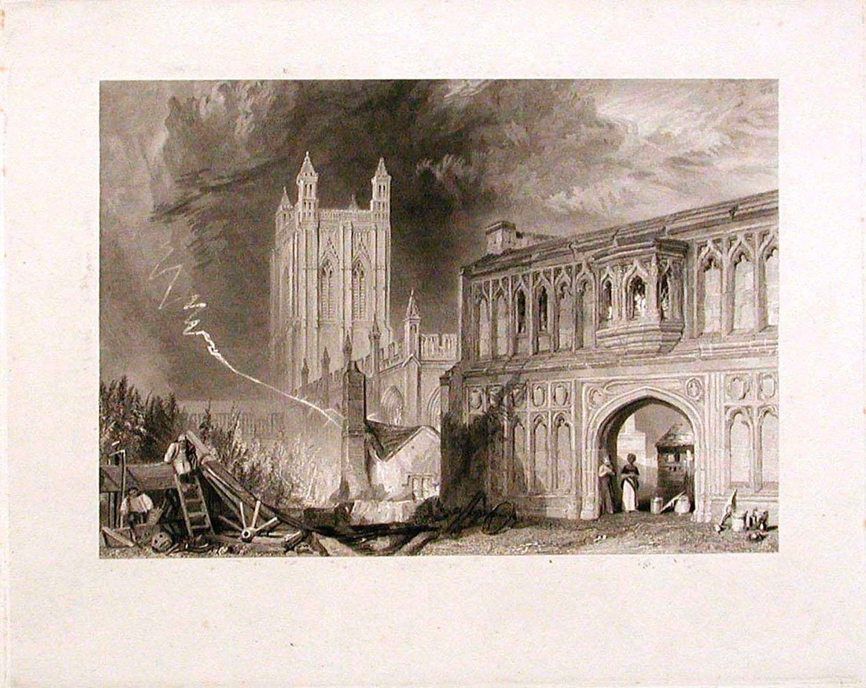 Malvern Abbey og porten af Joseph Mallord William Turner