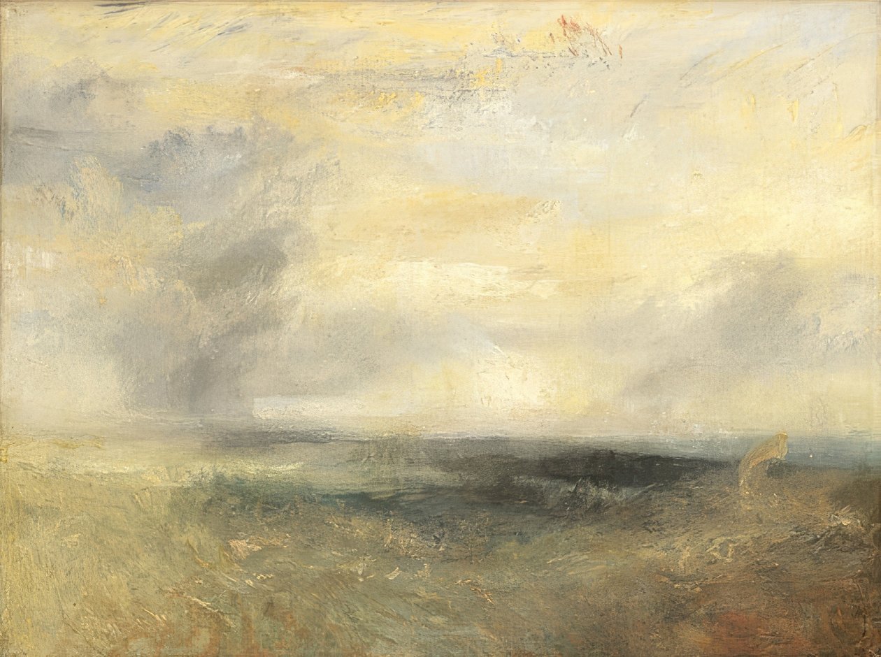 Margate (?) Fra havet. Omkring 1835-40 af Joseph Mallord William Turner