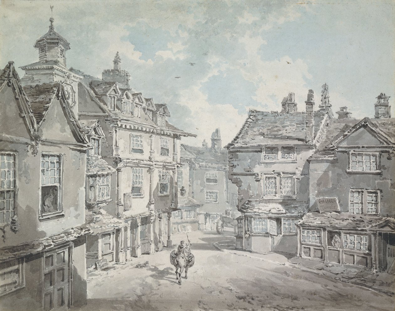 Market Street, Lichfield, af Joseph Mallord William Turner