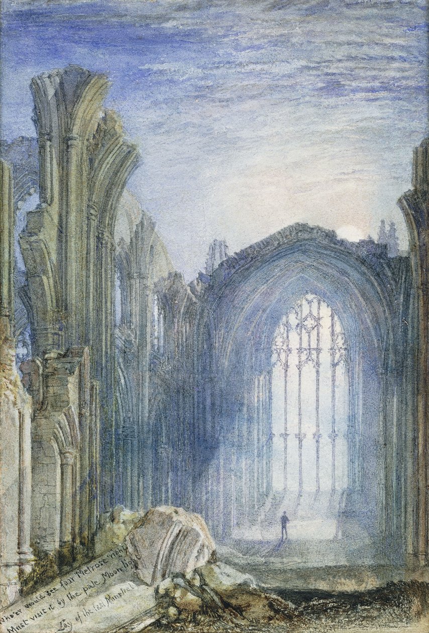 Melrose Abbey: En illustration til Sir Walter Scotts 