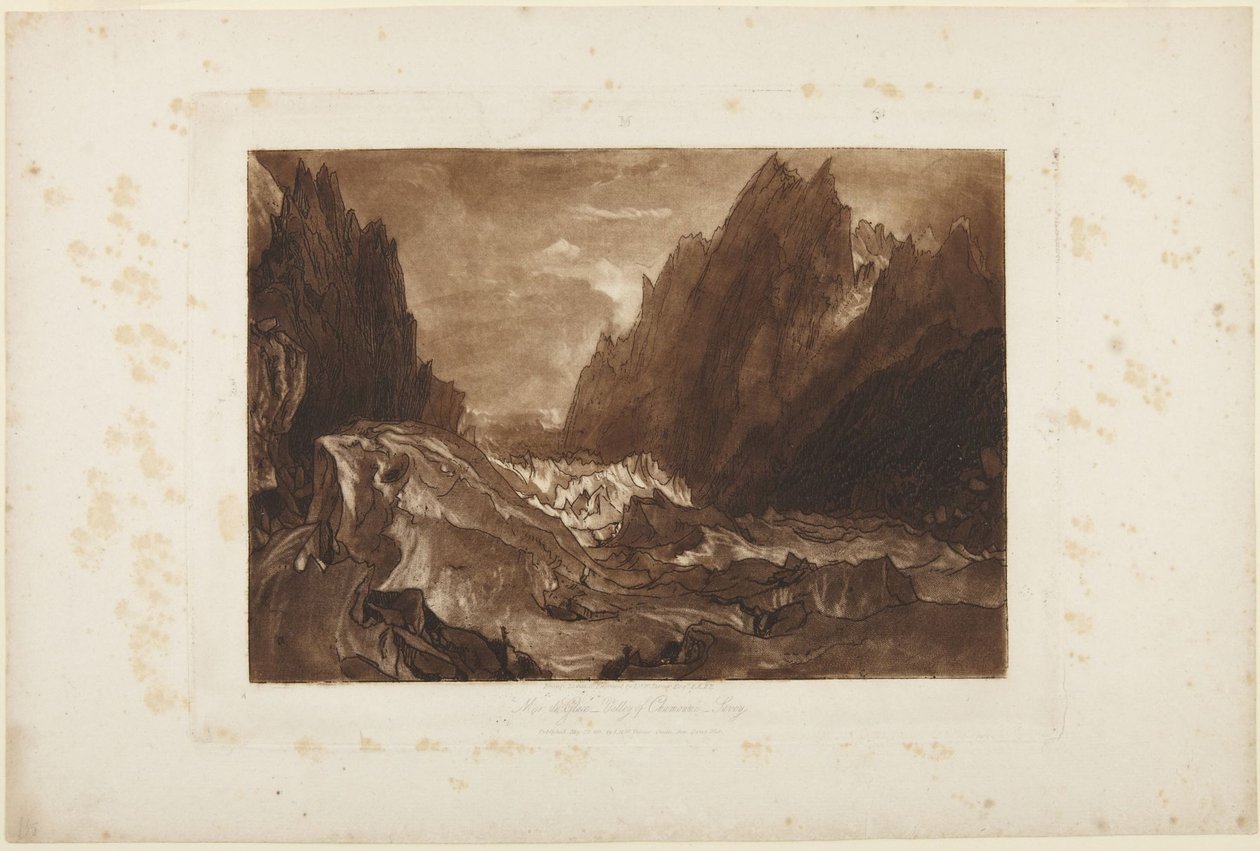 Mer de Glace af Joseph Mallord William Turner