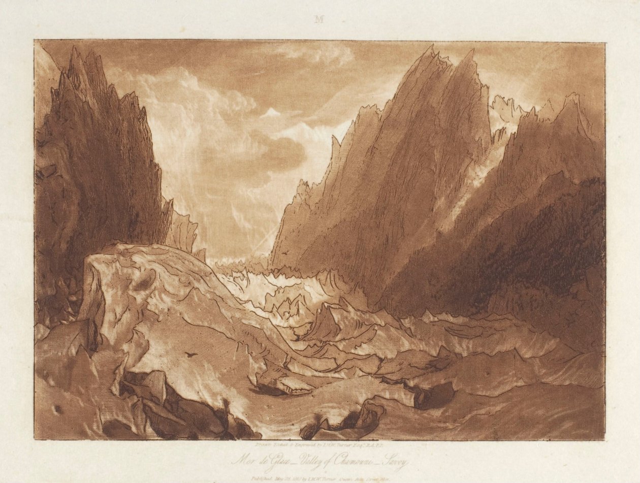 Mer de Glace af Joseph Mallord William Turner