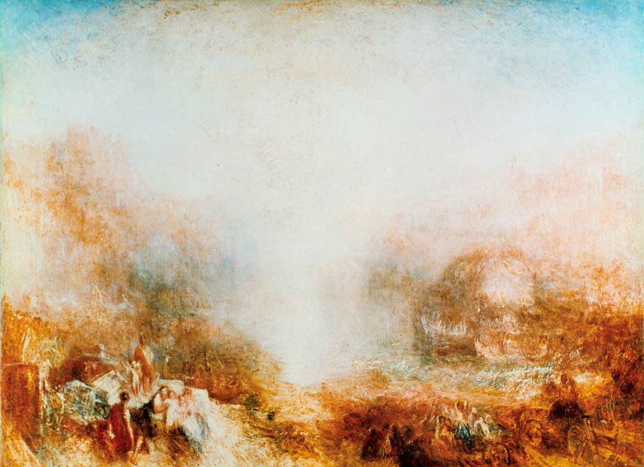Merkur sendt til Admonish Aeneas, 1850 af Joseph Mallord William Turner