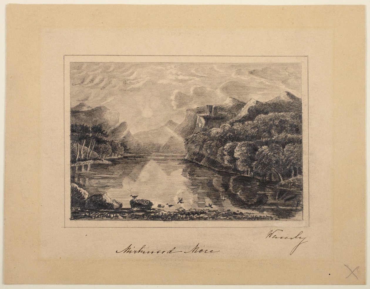 Mirkwood-søen af Joseph Mallord William Turner