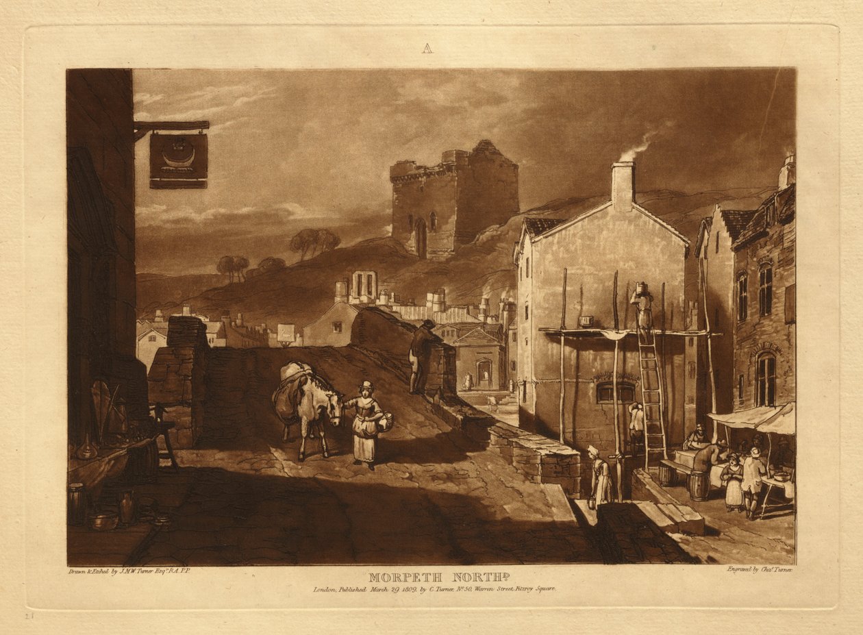 Morpeth af Joseph Mallord William Turner