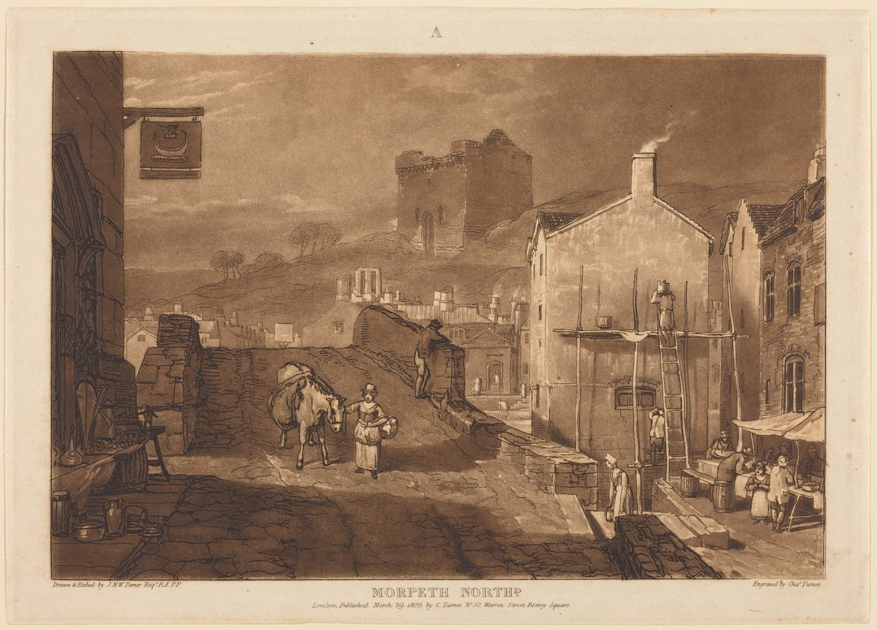 Morpeth af Joseph Mallord William Turner