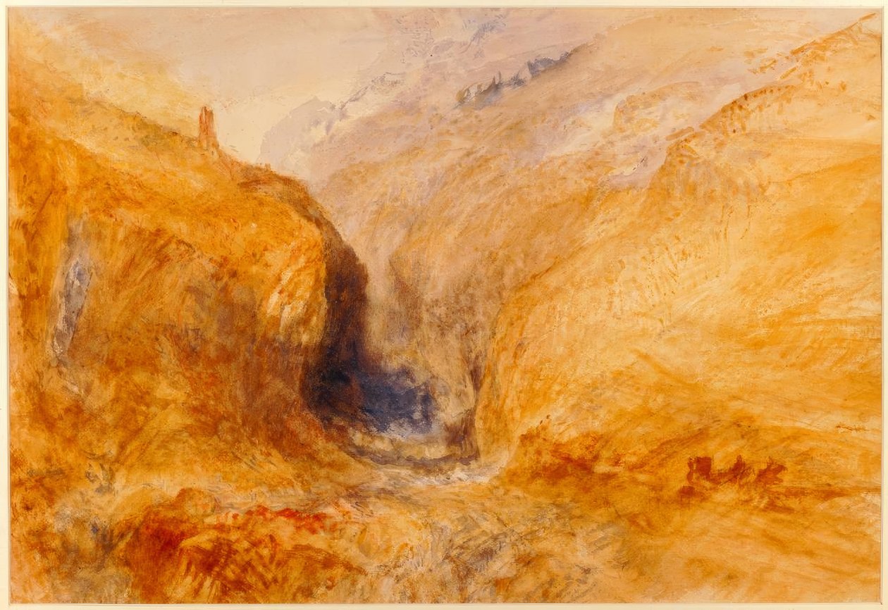 Mountainous Landscape / af Turner. af Joseph Mallord William Turner