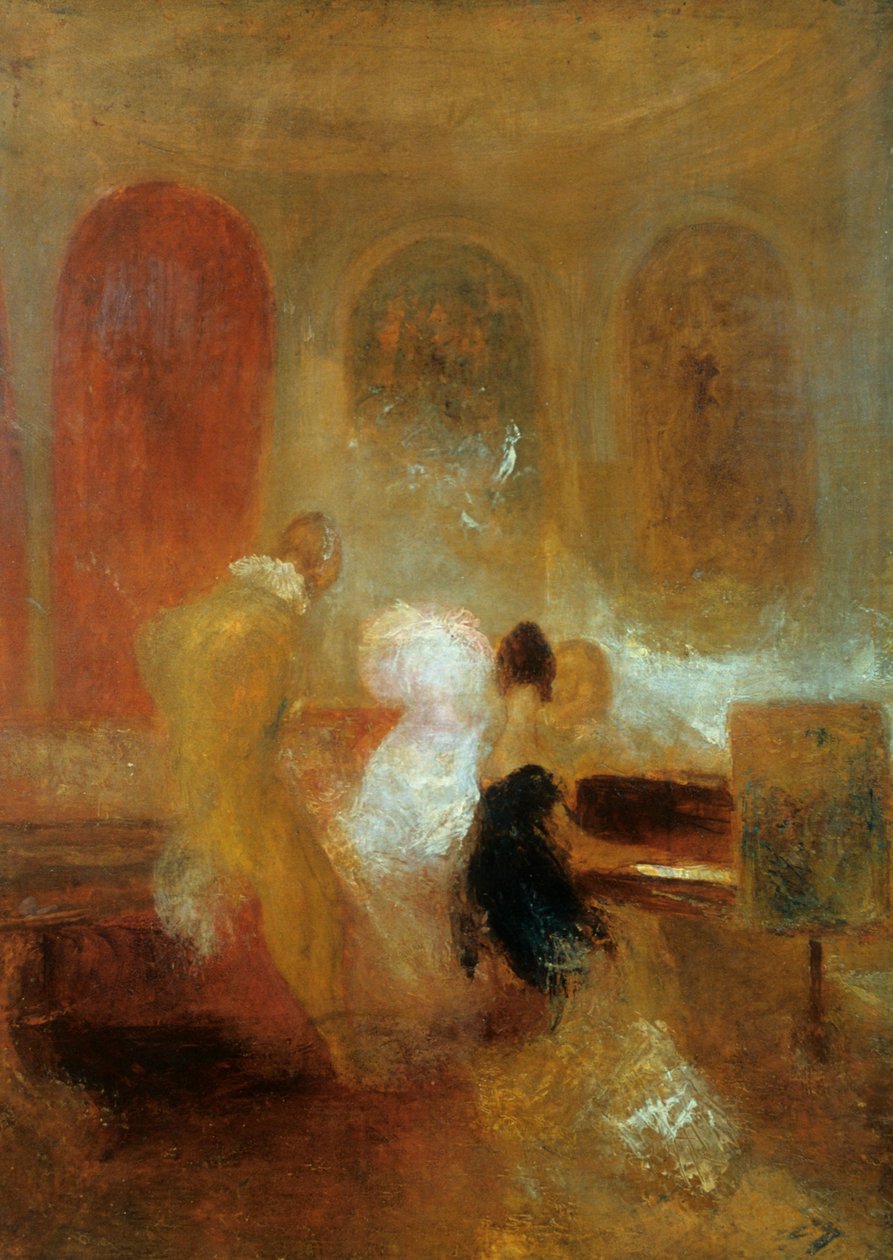 Musikfest, East Cowes Castle, c1835 af Joseph Mallord William Turner