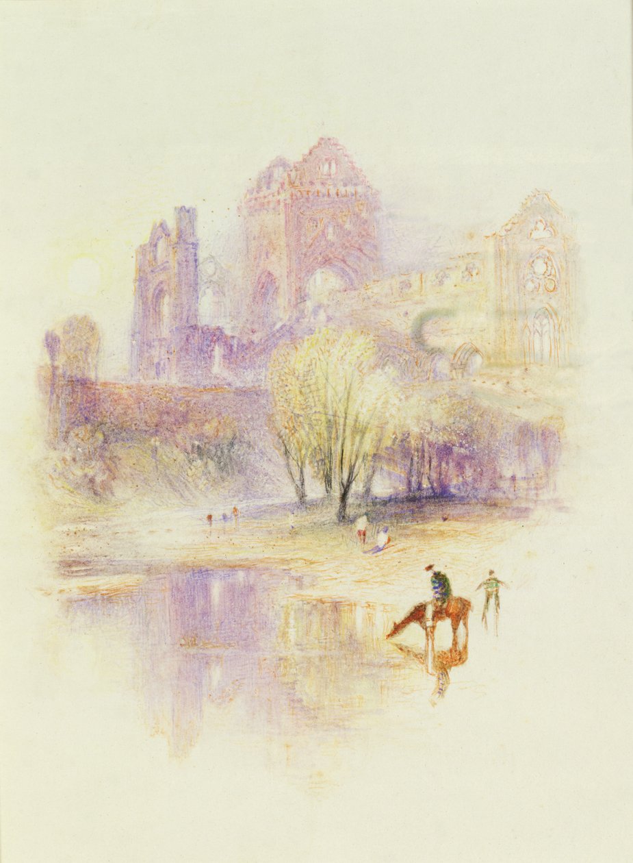 New Abbey, nær Dumfries (pastel på papir) af Joseph Mallord William Turner