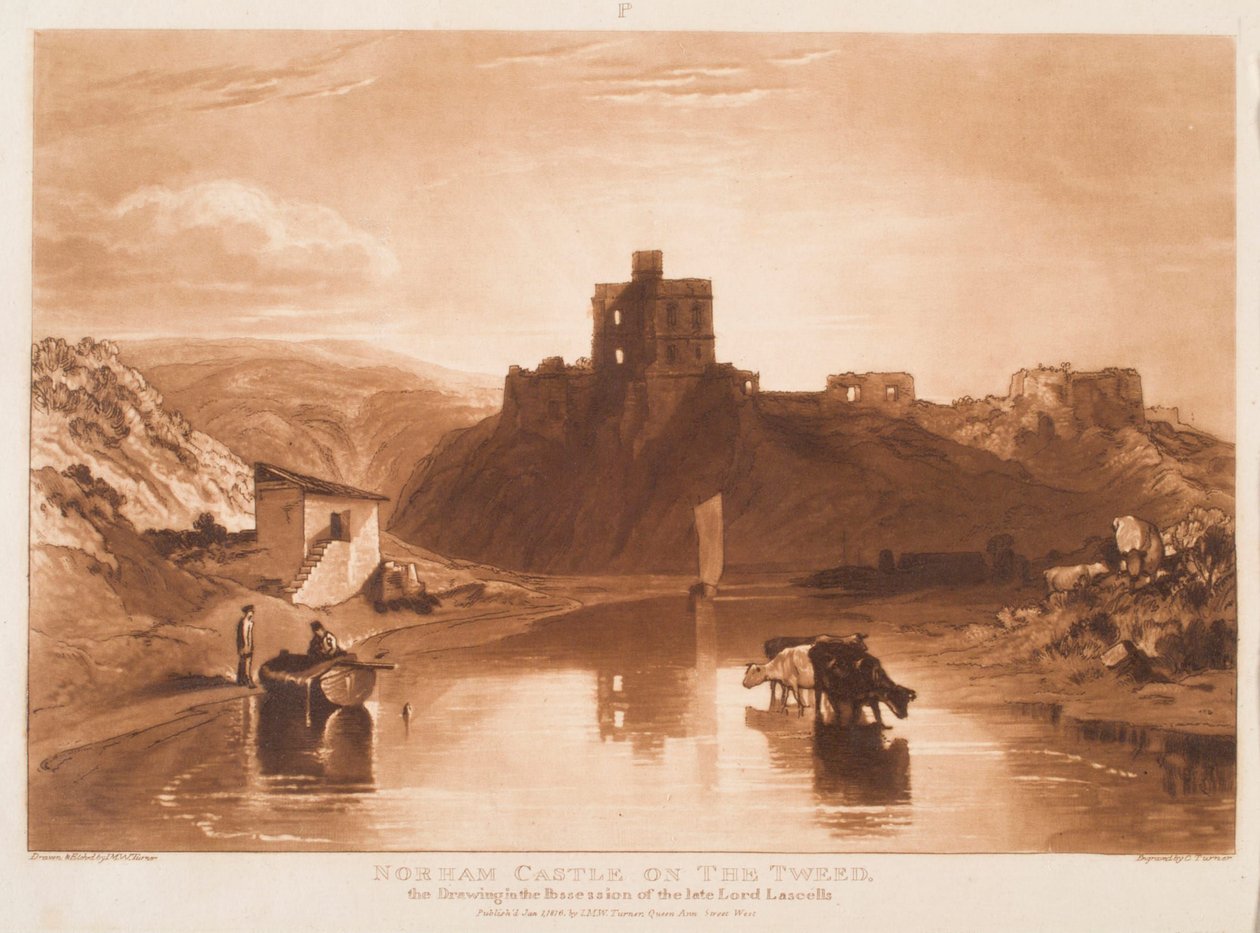 Norham Castle af Joseph Mallord William Turner