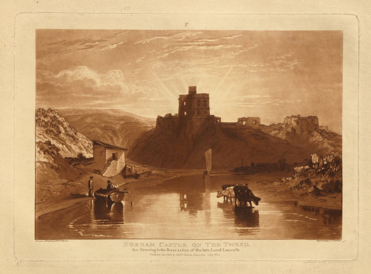 Norham Castle af Joseph Mallord William Turner