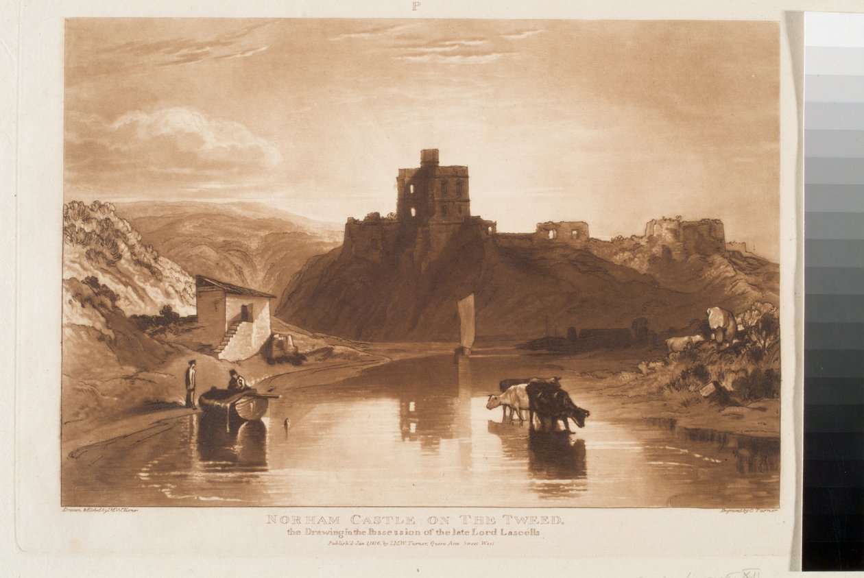 Norham Castle, 1. januar af Joseph Mallord William Turner