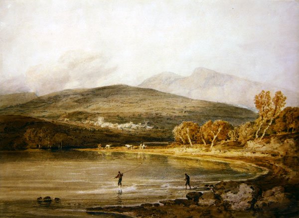 North Wales (akvarel på papir) af Joseph Mallord William Turner