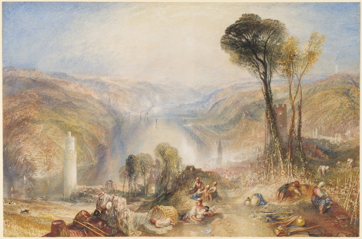 Oberwesel af Joseph Mallord William Turner