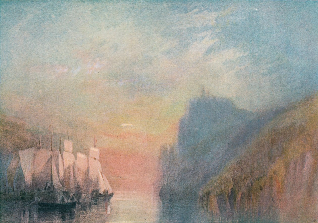 Ved Rhinen, c1825 1904 af Joseph Mallord William Turner