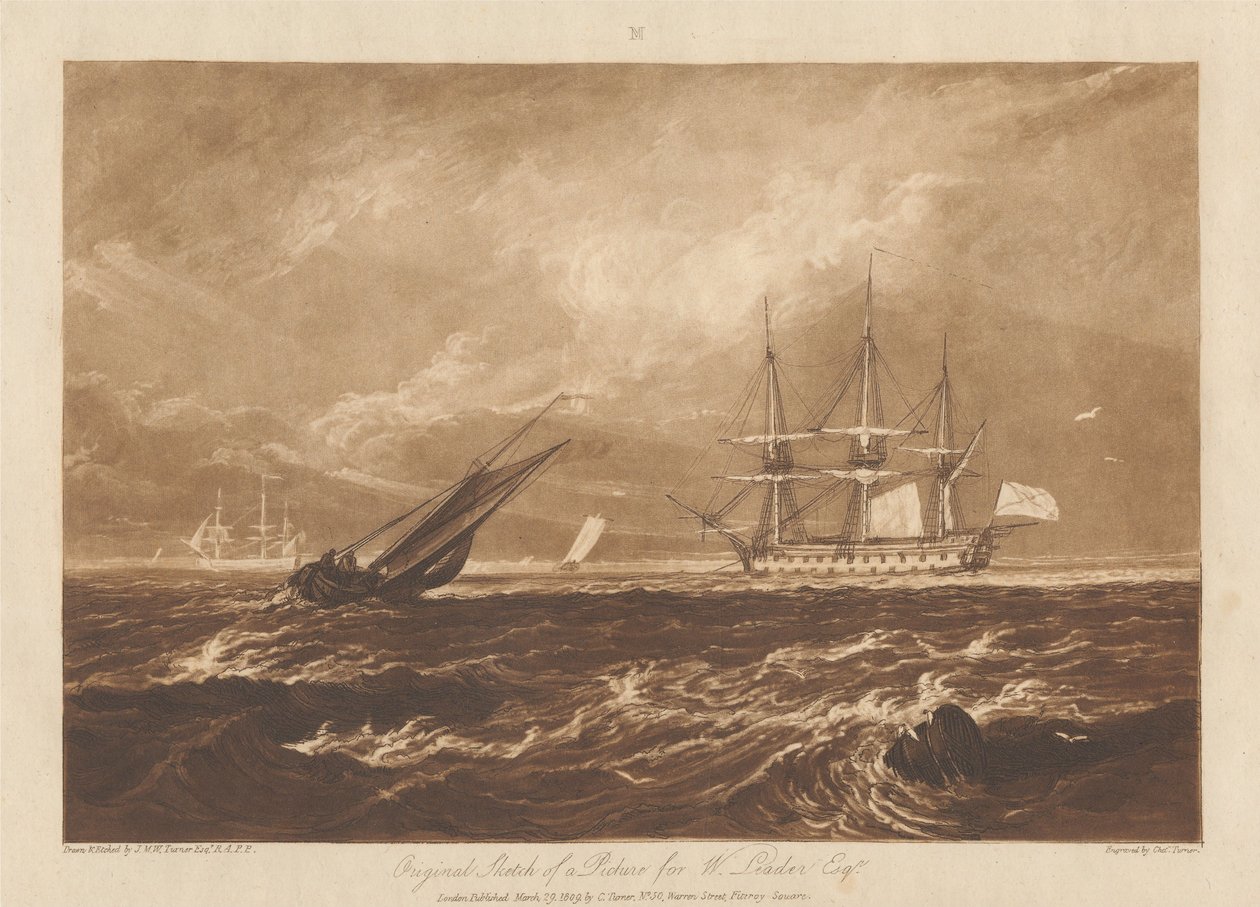 Oprindelig skitse til et maleri til W. Leader, Esq. af Joseph Mallord William Turner