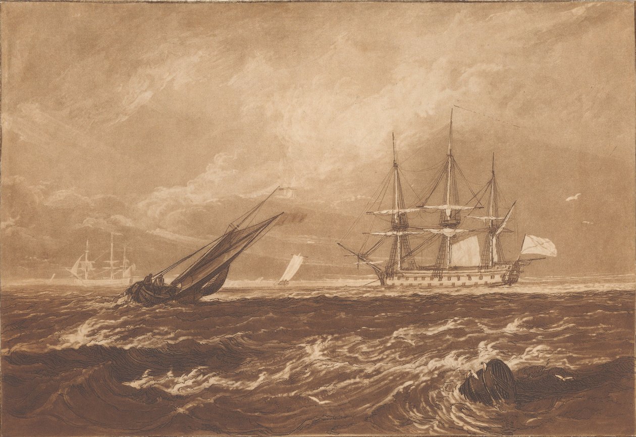 Originalskitse til et billede for W. Leader, Esq. af Joseph Mallord William Turner