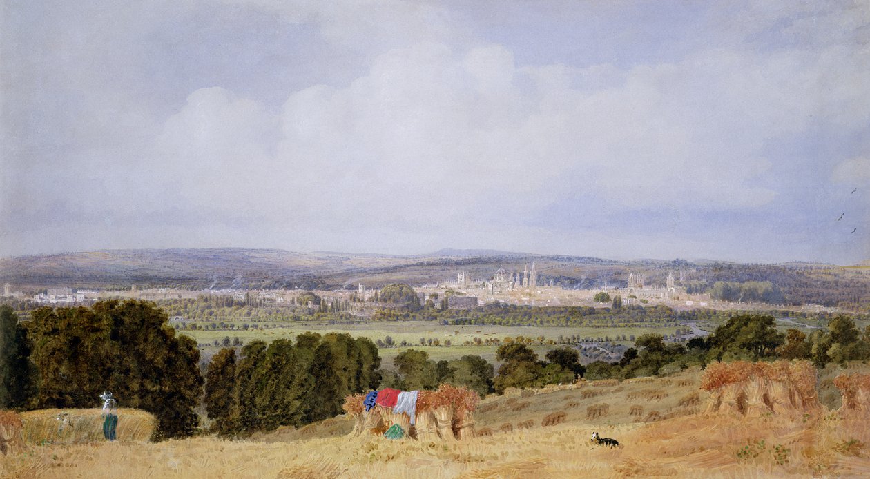 Oxford fra Hinksey Hill af Joseph Mallord William Turner