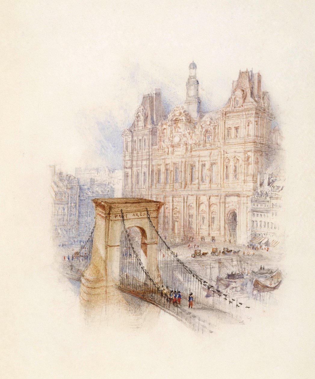 Paris: Rådhuset af Joseph Mallord William Turner