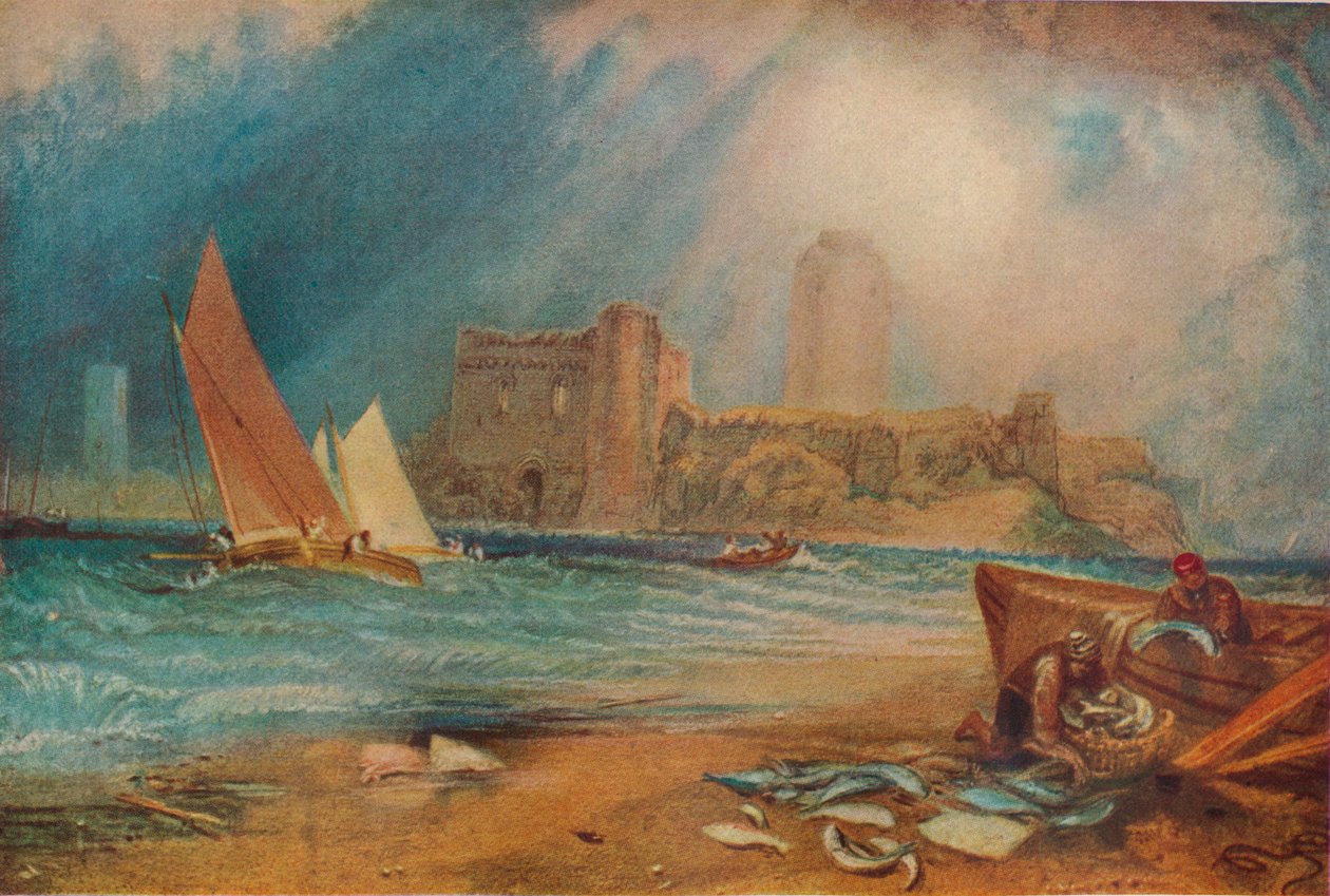 Pembroke Castle, Wales, c1829 af Joseph Mallord William Turner