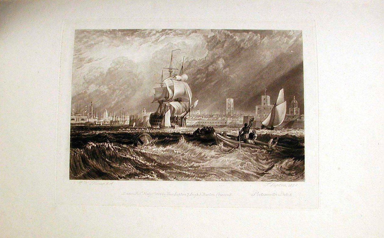 Portsmouth af Joseph Mallord William Turner