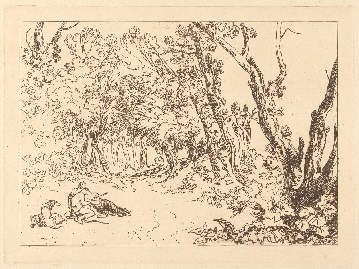 Procris og Cephalus af Joseph Mallord William Turner
