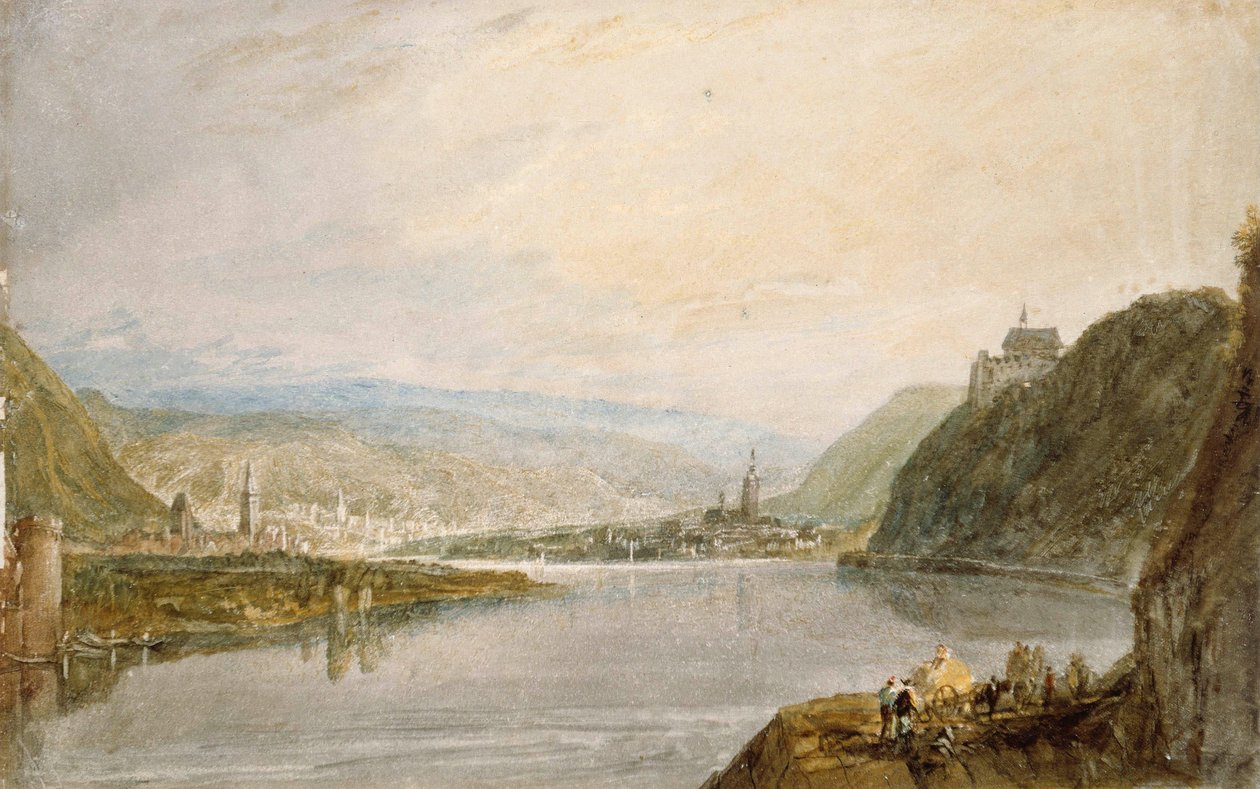 Remagen, Erpel og Linz af Joseph Mallord William Turner