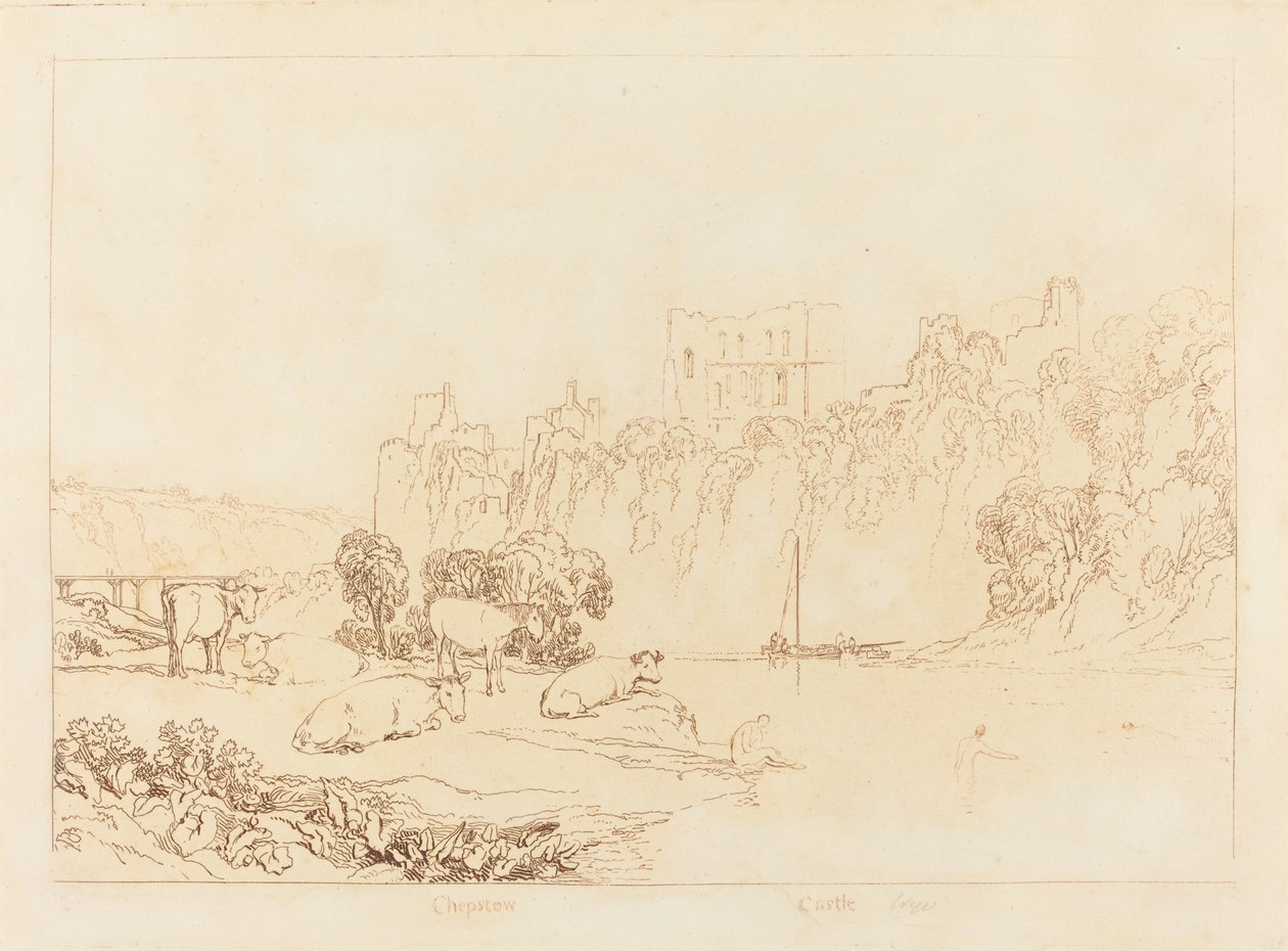 River Wye af Joseph Mallord William Turner