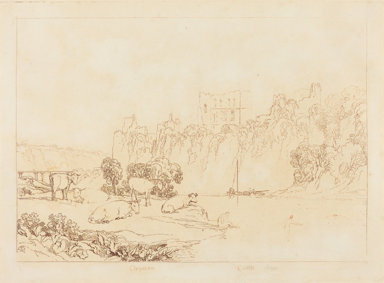 Floden Wye af Joseph Mallord William Turner