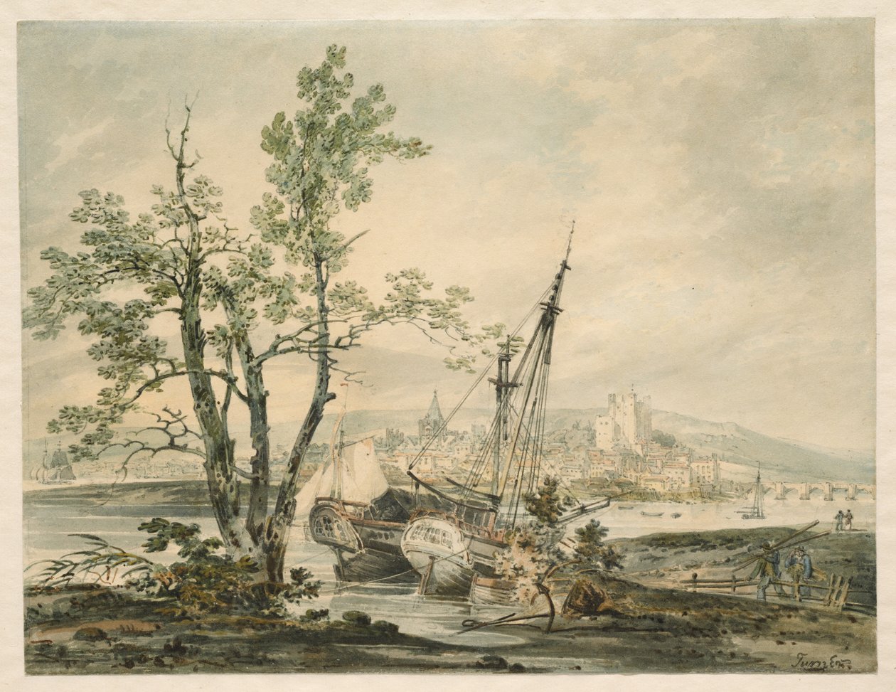Rochester af Joseph Mallord William Turner