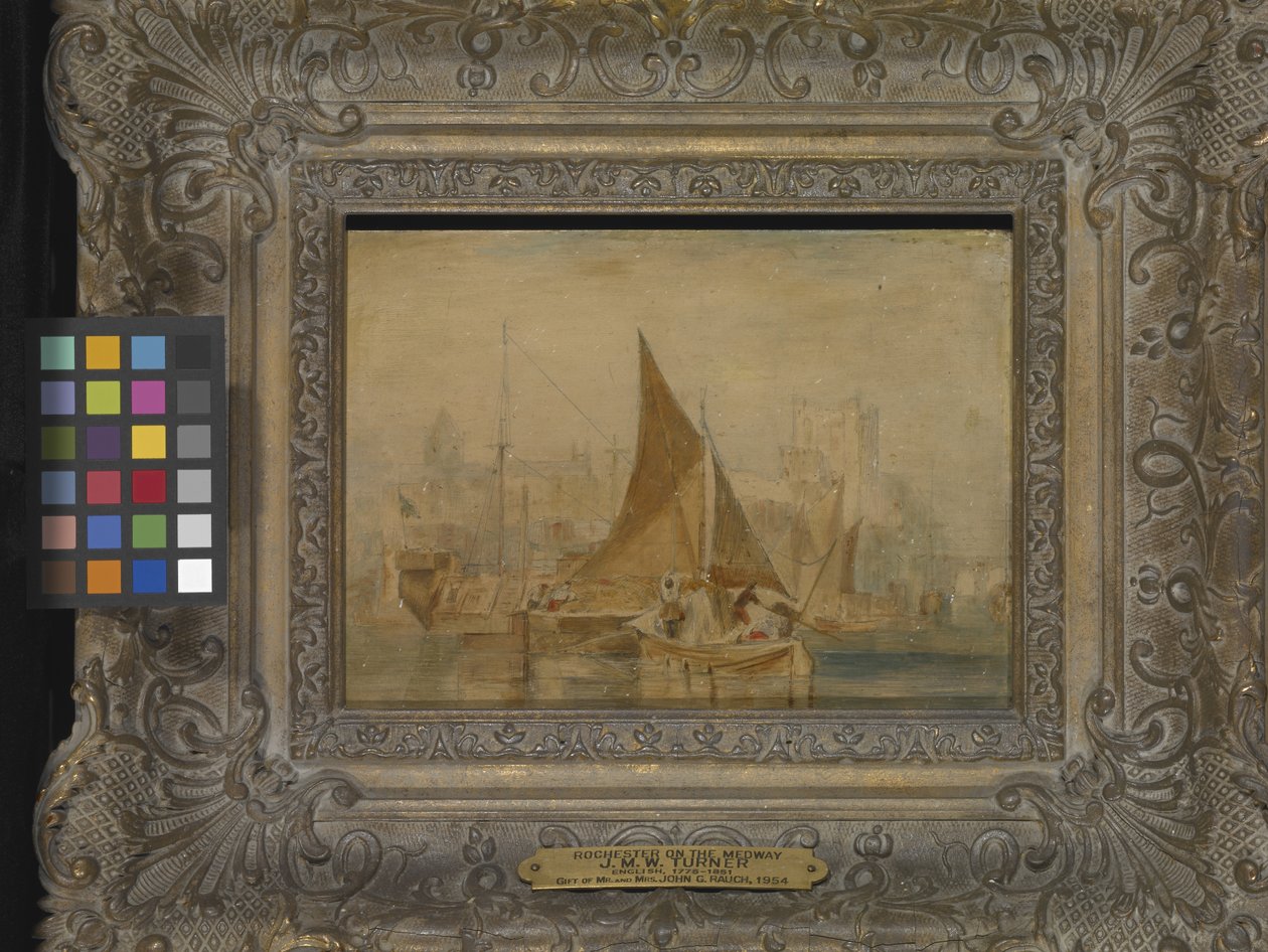 Rochester On The Medway (olie på lærred) af Joseph Mallord William Turner