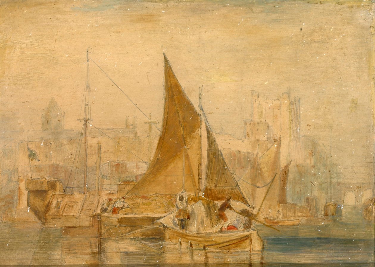 Rochester på Medway af Joseph Mallord William Turner