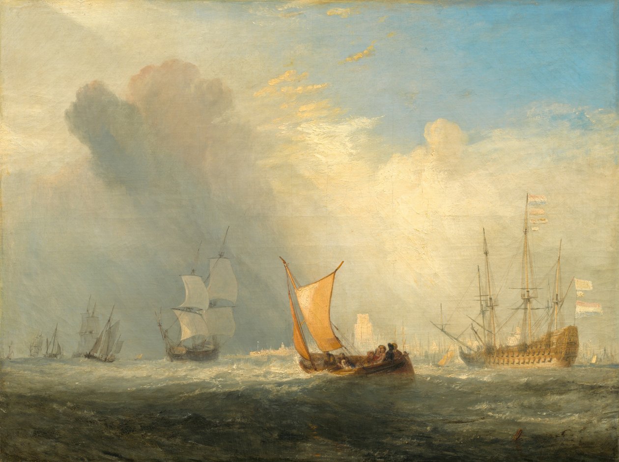 Rotterdam færge-båd af Joseph Mallord William Turner