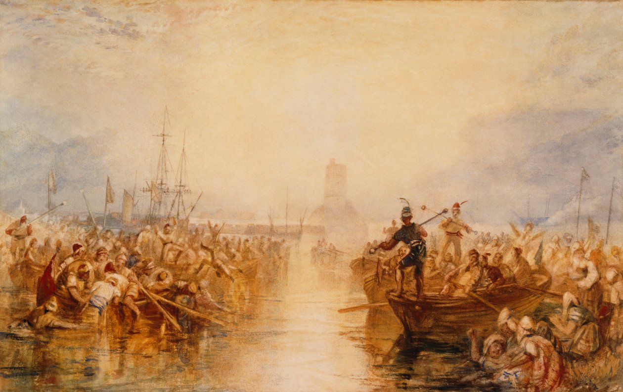 Saint-Vaast-La-Hougue, Normandiet af Joseph Mallord William Turner