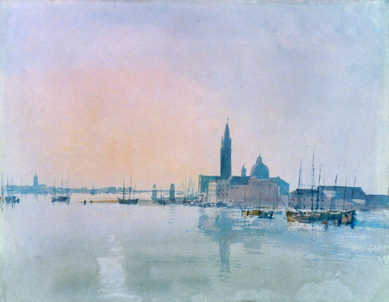 San Giorgio Maggiore fra Dogana, 1819. af Joseph Mallord William Turner
