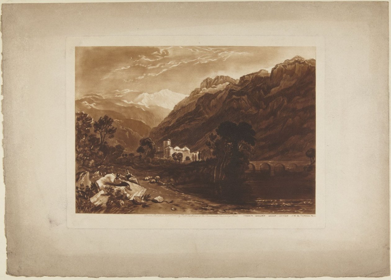 Scene i Alperne af Joseph Mallord William Turner