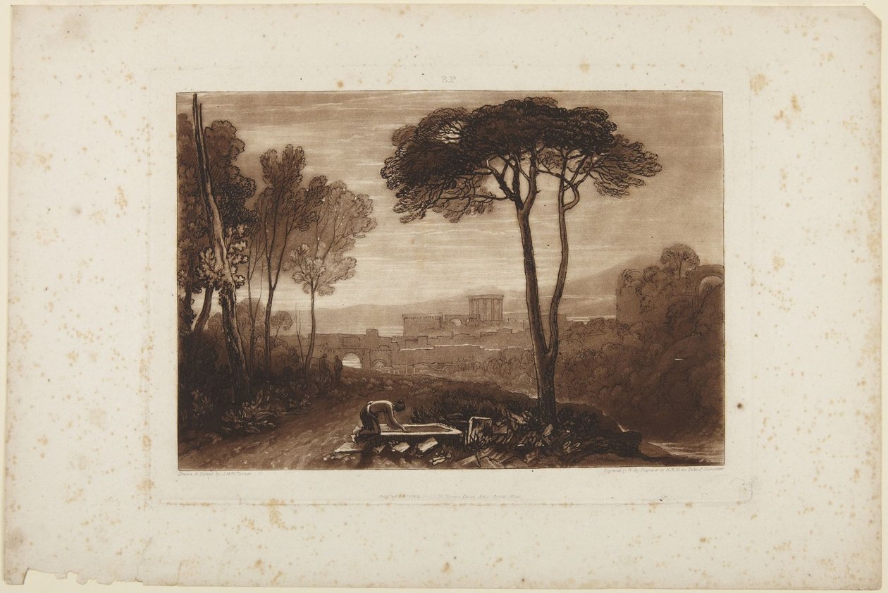 Scener i Campagna af Joseph Mallord William Turner