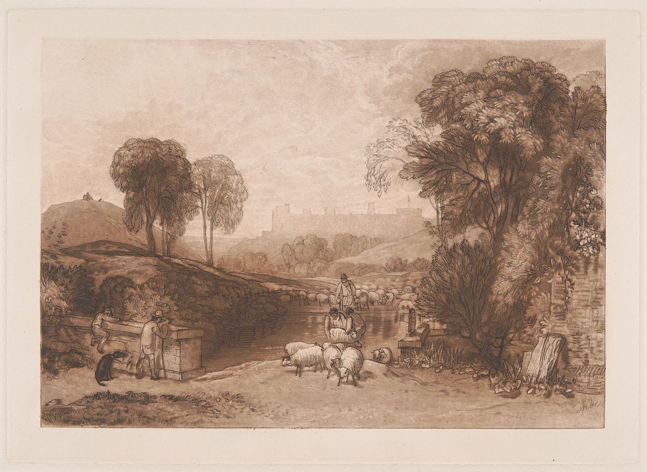 Fårevask, Windsor af Joseph Mallord William Turner