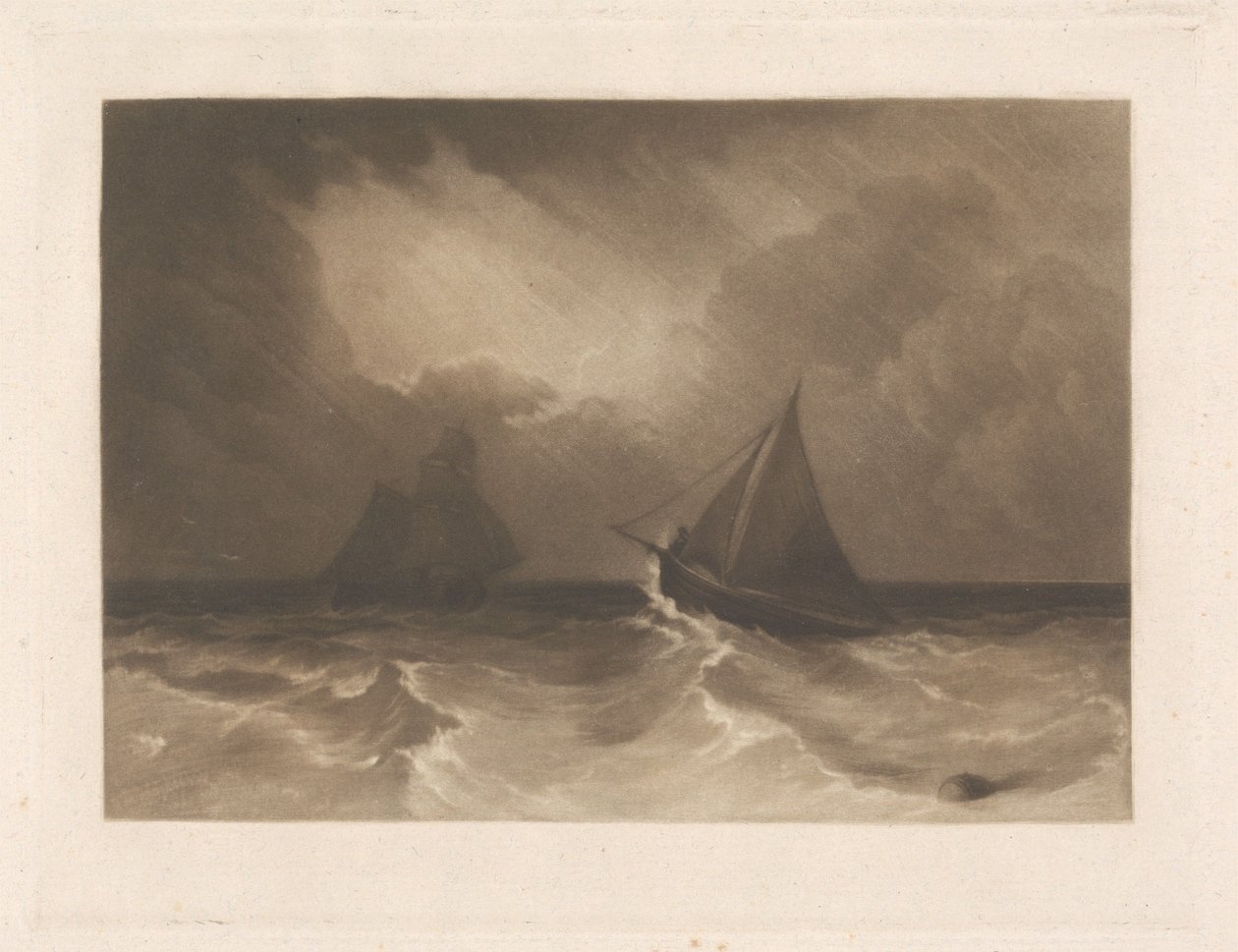 Skib og kutter af Joseph Mallord William Turner
