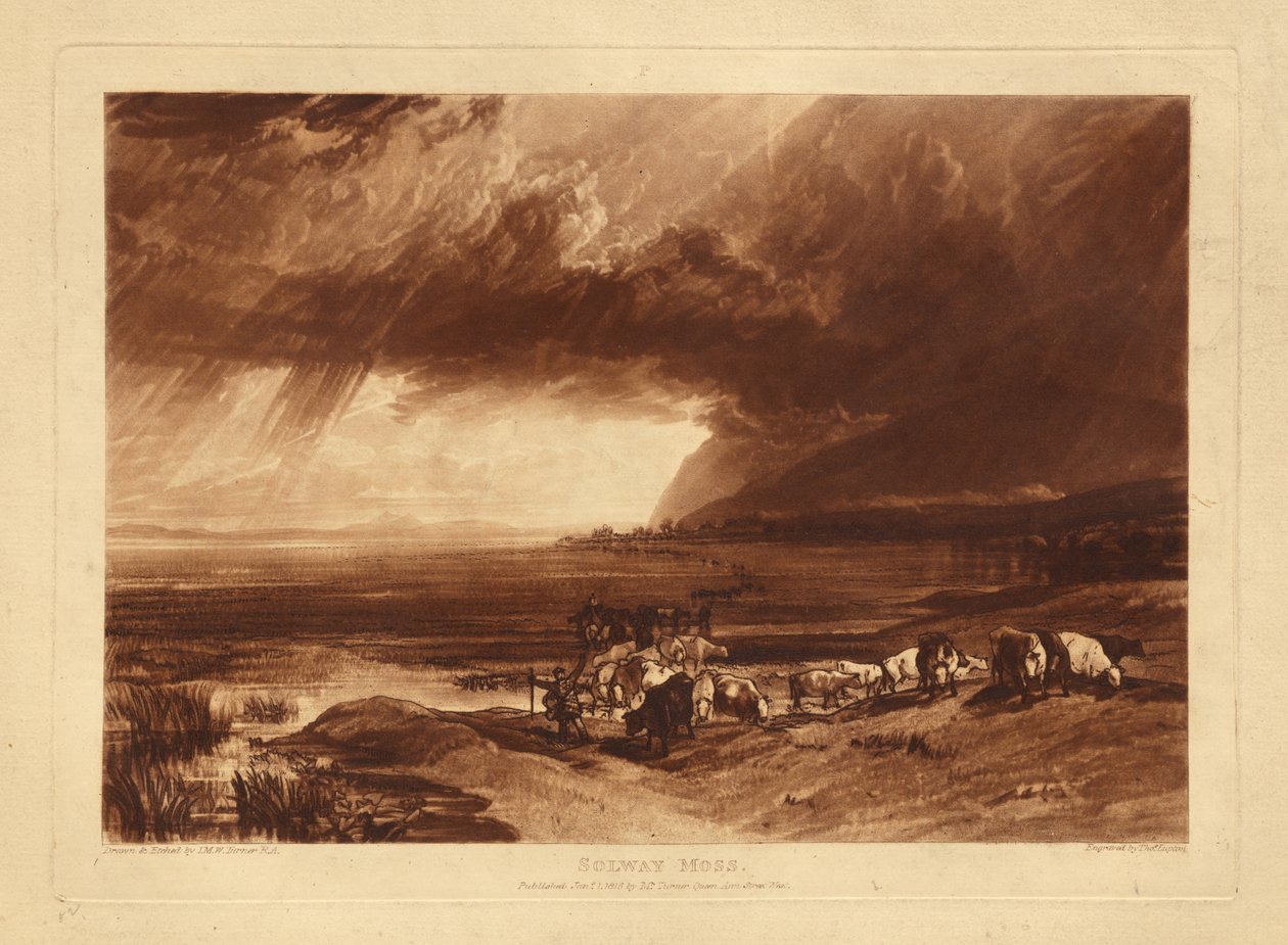 Solway Moss af Joseph Mallord William Turner