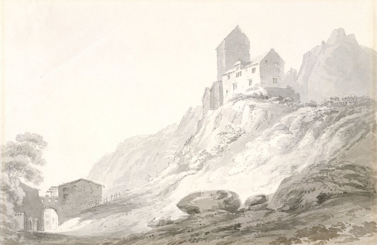 Sargans sydlige port af Joseph Mallord William Turner
