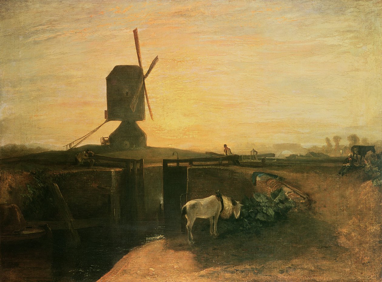 Southall Mill, 1810 af Joseph Mallord William Turner