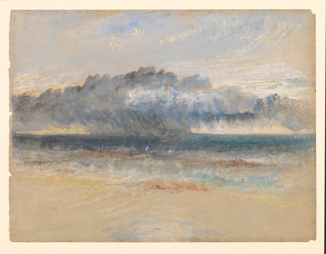 Storm på Margate Sands, 1835 - 1840 ca af Joseph Mallord William Turner