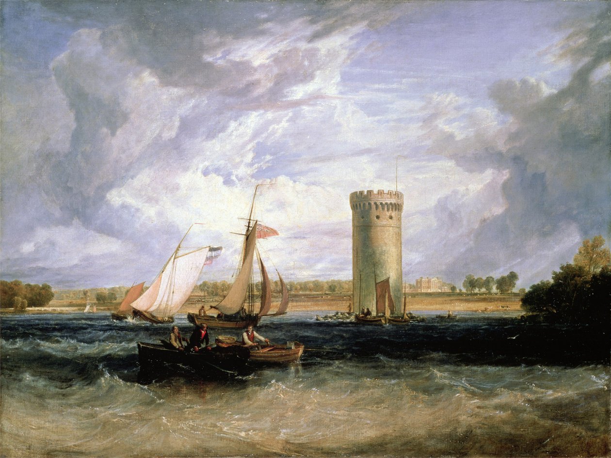 Tabley, sæde for Sir J.F. Leicester Bt.: Windy Day af Joseph Mallord William Turner