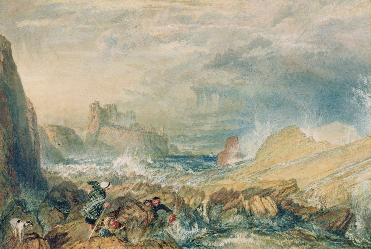 Tantallon Slot af Joseph Mallord William Turner