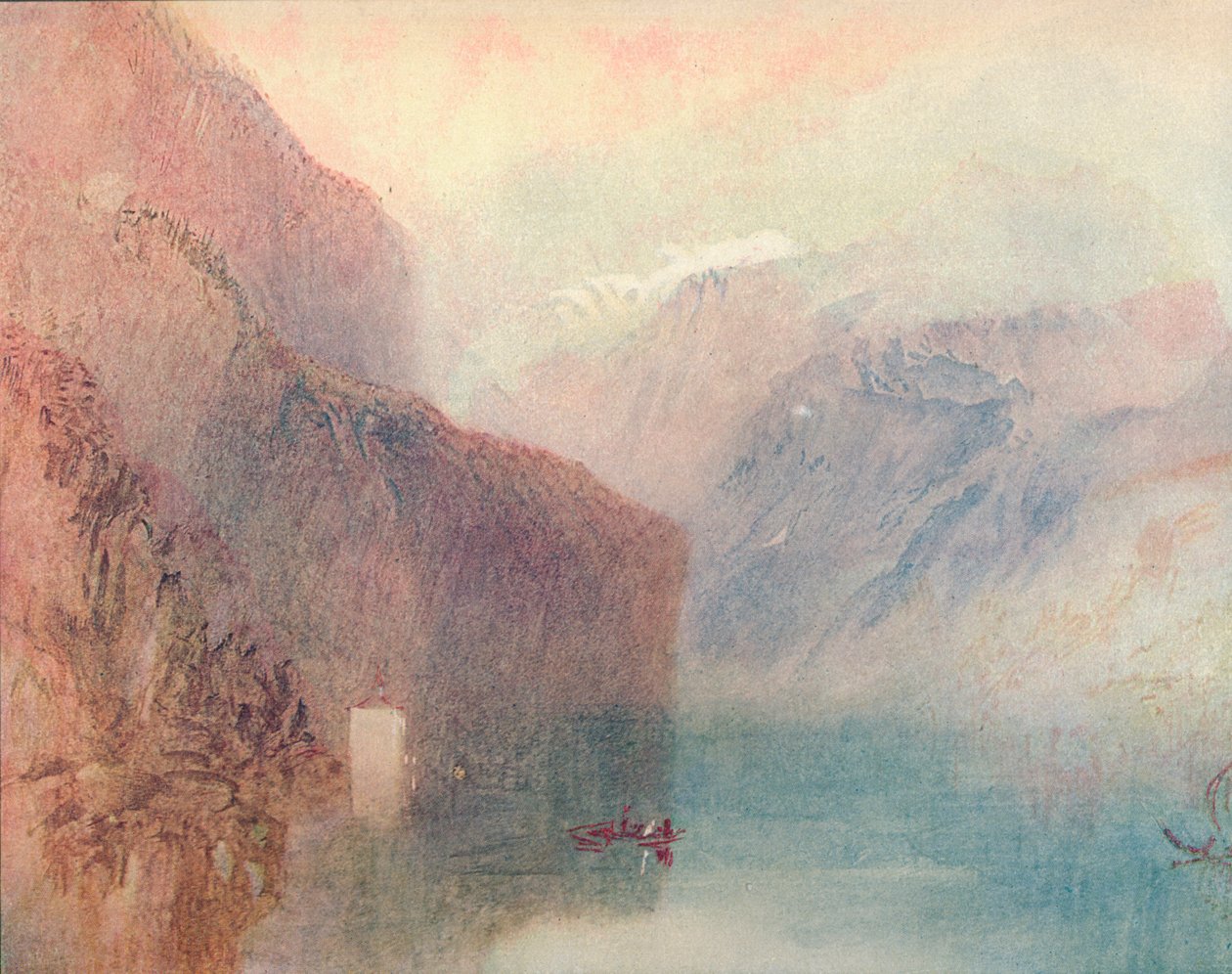 Fortæller Kapel, Fluelen, 1909 af Joseph Mallord William Turner