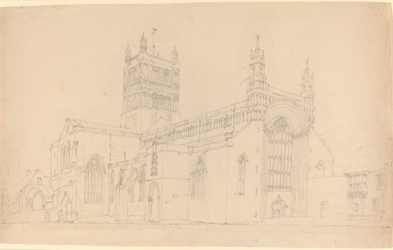 Tewkesbury Abbey af Joseph Mallord William Turner